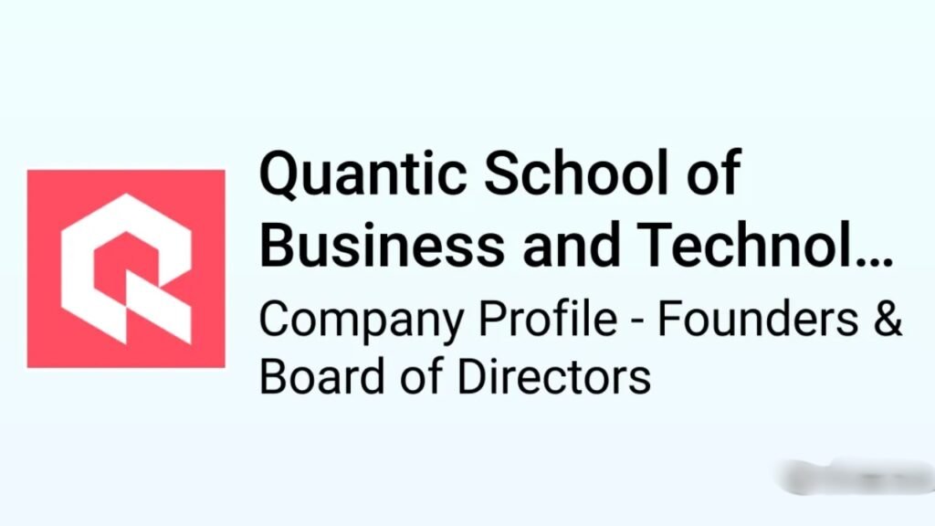 Unveiling the Truth Behind Quantic School of Business and Technology! Quantic School of Business and Technology